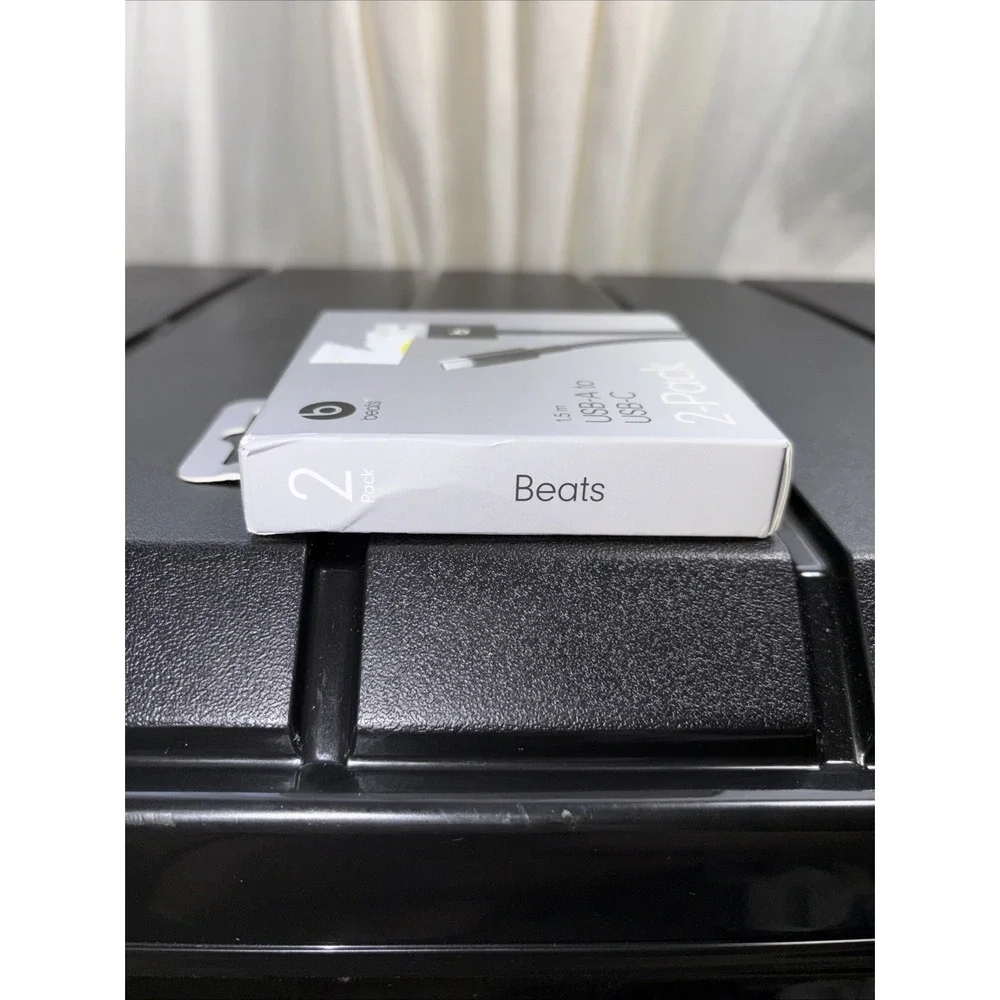 Beats USB-A to USB-C Woven Cables (1.5 m) 2-PACK Bolt Black BRAND NEW IN BOX